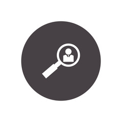 search user icon vector