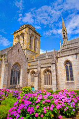 &eacute;glise saint-ronan, Village de Locronan, Finist&egrave;re, Bretagne