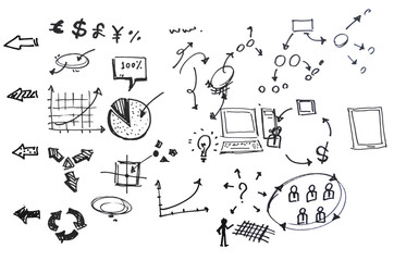 Naklejka premium business idea concept