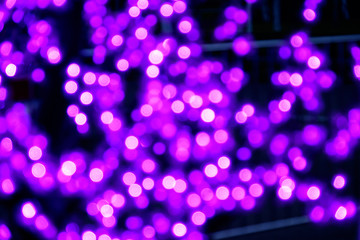 Out of focus points of lights for background.