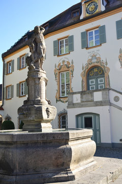 Fountain in Furstenfeldbruck, Germany