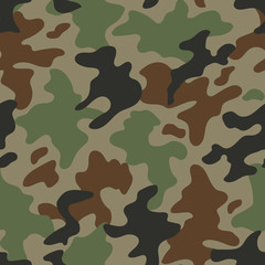 Modern fashion vector trendy camo pattern