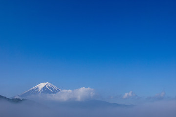 Fototapeta na wymiar Mt.Fuji and the blue sky