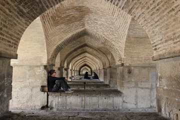 Photo sur Plexiglas Pont Khadjou pont Khaju iran