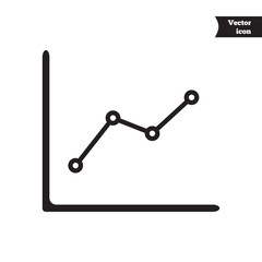 Business vector progress chart