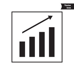 Business vector progress diagram