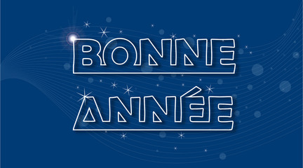 Naklejka premium Bonne année