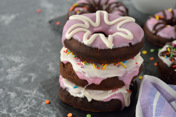 Chocolate donuts