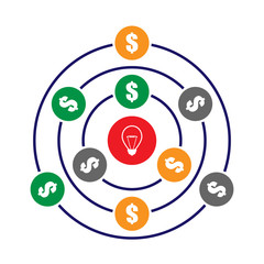 Crowdfunding concept illustration