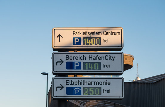 Parkleitsystem Hamburg