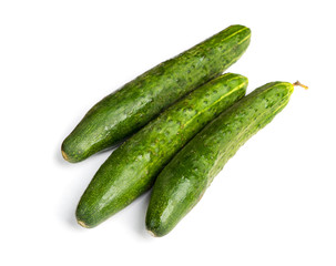 Fresh long cucumbers