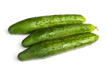 Fresh long cucumbers