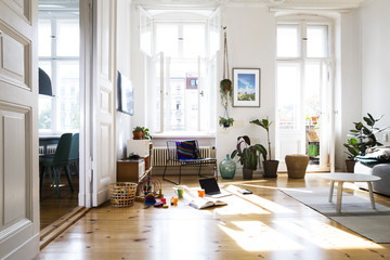 Apartment in sunlight