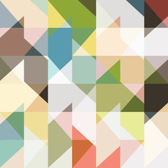 Obraz premium Abstract colored geometric seamless pattern