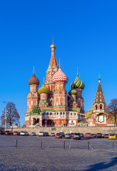 Saint Basil's Cathedral in the Red Square, Moscow, Russia
