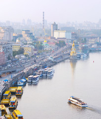 Kiev aerial view, Ukraine