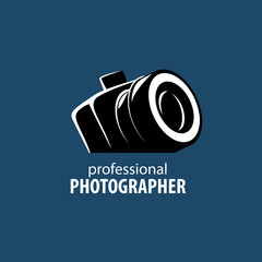 Obraz premium logo camera the photographer