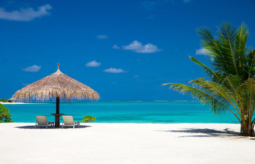 tropical beach in Maldives