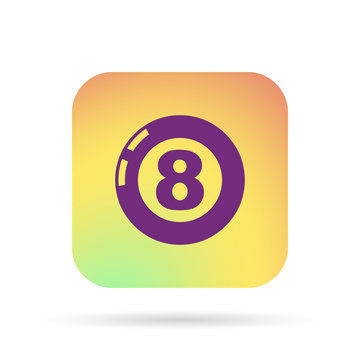 icon bilyard ball