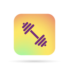 Obraz premium icon dumbbell