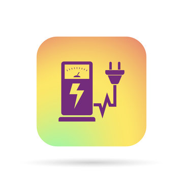 icon electrogas station