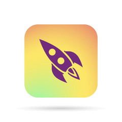 Fototapeta premium icon rocket