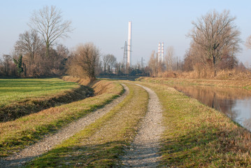 Obraz premium strada di campagna