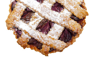 Tart with plums 