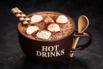 Cup of hot chocolate