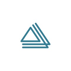 Triangle Mountain Vector Logo Design Element