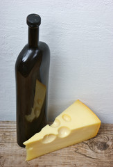 bottle and cheese