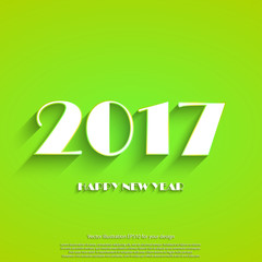 Happy New Year 2017 background. Calendar decoration. Greeting card. Chinese calendar template for the year of rooster. Vector illustration