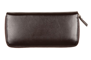 Fototapeta premium Brown leather wallet