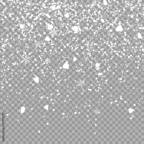 isolated christmas falling snow overlay on transparent background snow png