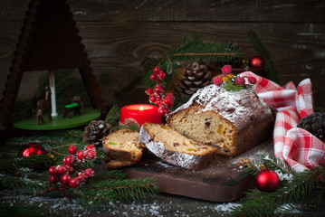 Stollen - traditional Christmas cake