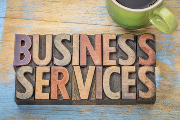 business services in wood type