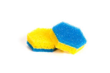 two scouring sponges