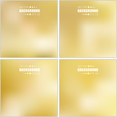 Abstract Creative concept vector multicolored blurred background set. For Web and Mobile Applications, art illustration template design, business infographic and social media, modern decoration