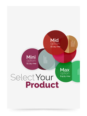 Option select infographic banner