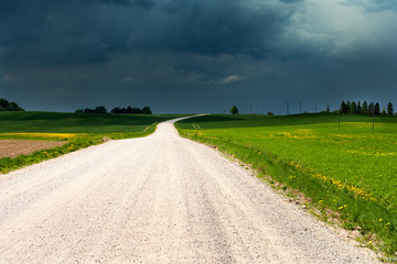 Countryside road.