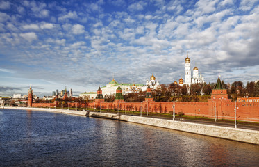 Obraz premium Panorama Of The Moscow Kremlin, Russia