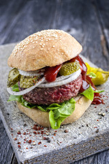Barbecue Hamburger