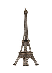 Eiffel tower isolated.