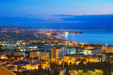 Aerial view of Thessaloniki, Greece