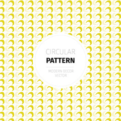 Modern vector pattern in a trendy circular style for decoration products and packaging or identity