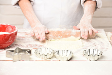 male hands of cook chef
