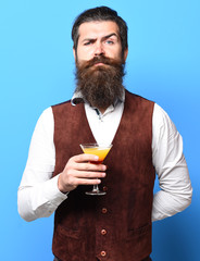 Fototapeta premium serious handsome bearded man