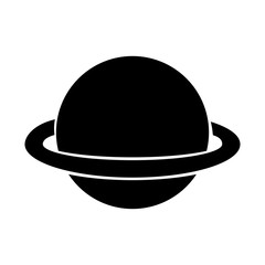 saturn planet isolated icon vector illustration design