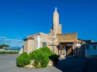 Fototapeta na wymiar Sète, chapelle Notre-Dame-de-la-Salette.
