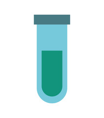 tube test isolated icon vector illustration design